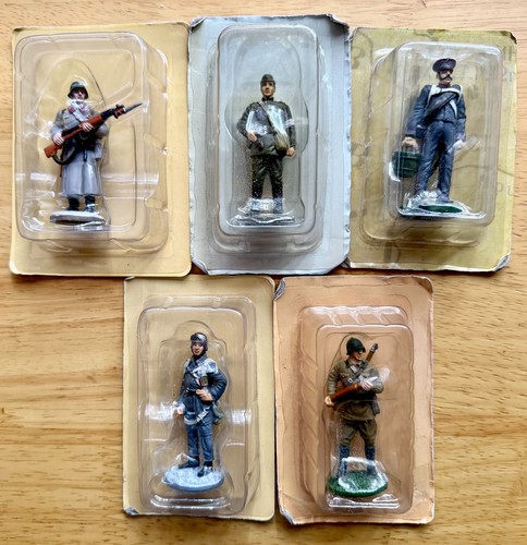 Collection five painted - of,