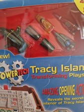 VINTAGE THUNDERBIRDS POWERTECH TRANSFORMING TRACY ISLAND PLAYSET BNIB