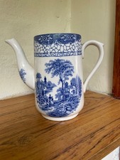 Vintage c.1930s blue & white