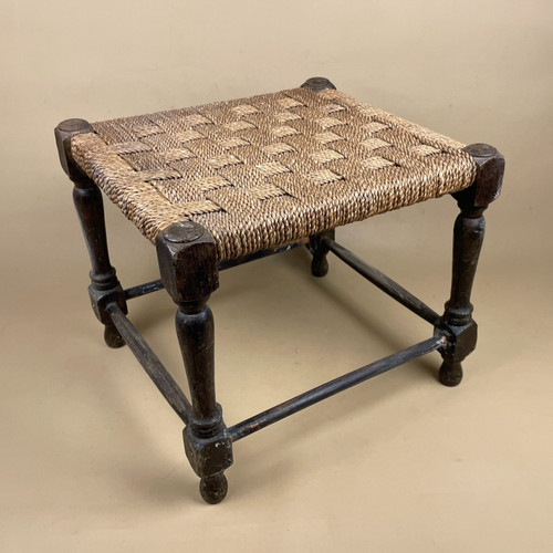 Wooden string foot stool - foot, wood