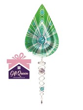 6.5" GREEN AQUA CRYSTAL