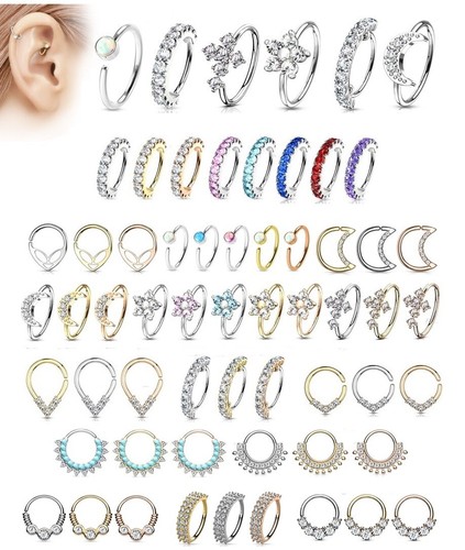 Cartilage upper ear ring - ring,