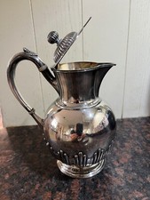 Vintage silver plated water