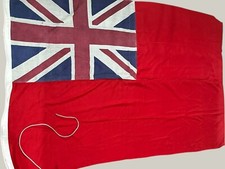 Antique British Royal Navy Ensign Union Jack Flag 70” By 43”