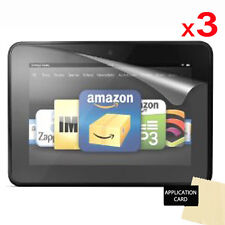 3 X CLEAR Screen Protector Guard for Amazon Kindle Fire HD 7 inch (2012/2nd Gen)