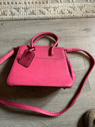Ladies pink handbag - pink,