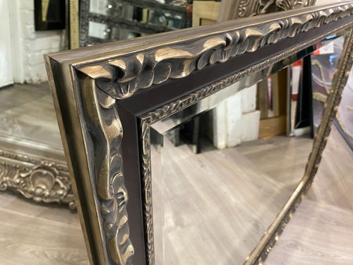 Large gilt wall mirror - wall,