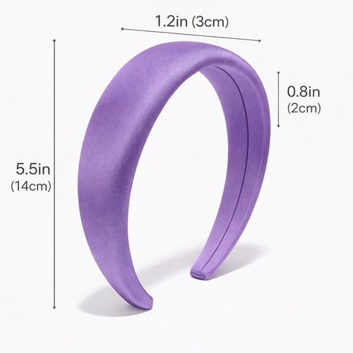 Wide padded headband - wide,