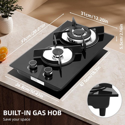 Burners gas hob 30cm - 2,