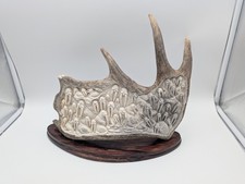 Vintage Moose Antler Carving