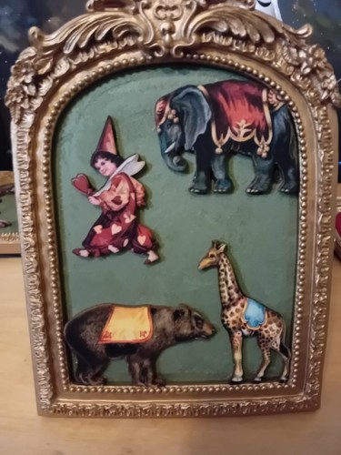 Vintage style circus picture - style,