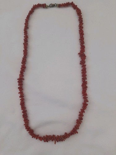 Genuine coral necklace - genuine,
