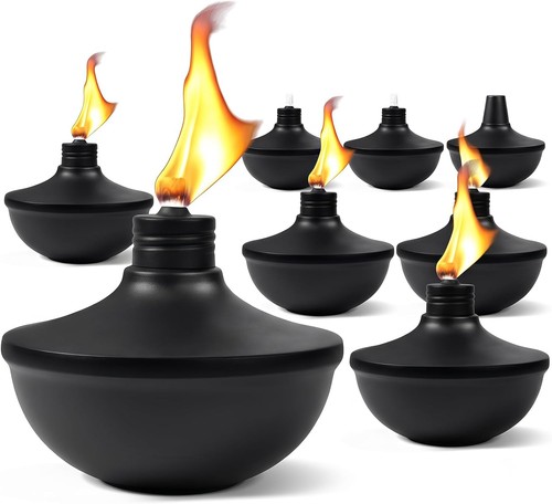 Metal tabletop torches 24oz - metal,