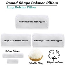 Long Bolster Pillow Orthopaedic Neck Body Support Cushions Round Shape All Sizes