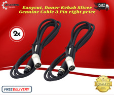 2X Original Easycut, Doner Kebab Slicer Genuine Cable 3 Pin Cutter right price