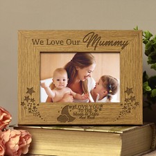 We Love Our Mummy Wooden Photo