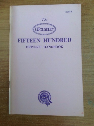 Wolseley fifthteen hundred - fifthteen, nos