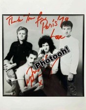 Freddie Mercury Autographed