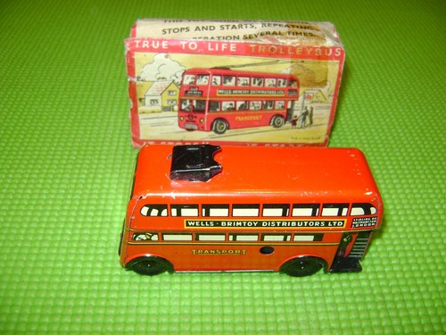 Wells brimtoy mechanical bus - brimtoy,