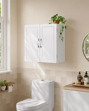 VASAGLE Bathroom Wall Cabinet, Medicine Cabinet with Shelves, BBC321W01