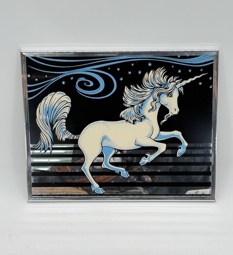 Vintage 1980s unicorn art - 1980s,