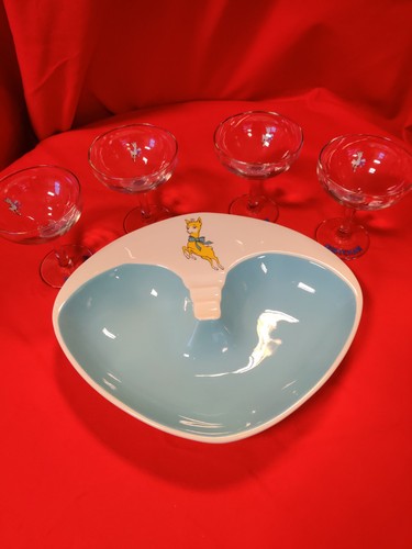 Babycham beswick snack ashtray - babycham, snack/ashtray