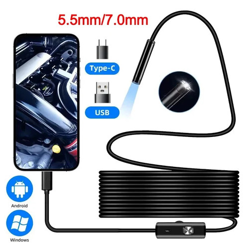 Waterproof endoscope snake - endoscope, cam