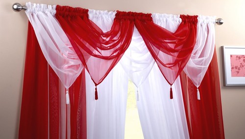 Voile curtain swag swags drape - voile,