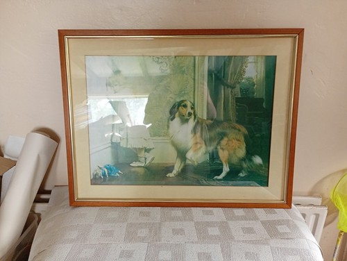 Vintage framed charles burton - framed,