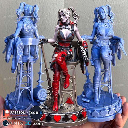 Harley quinn model - 3d,