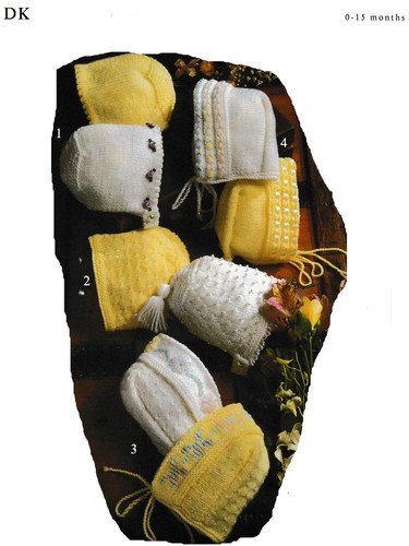 646 baby girls bonnets - baby, dk