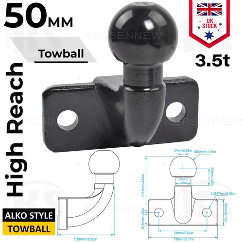50mm towball tow - 50mm, ball