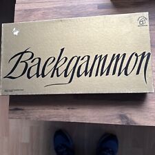 Backgammon -Vintage Waddingtons House Of Games - 1973 Gold Box Edition.