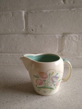 Susie Cooper Green Dresden Spray Jug (1)