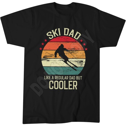 Ski dad retro vintage shirt - dad, t-shirt