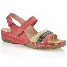 Ladies Womens Mid Wedge Heel