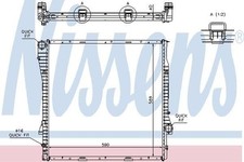 Nissens Radiator for BMW X5 i
