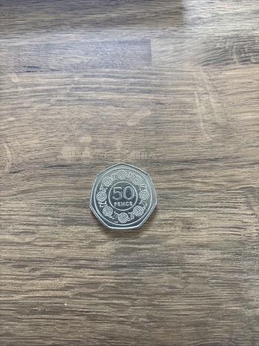 1988 gibraltar 50p coin with - 1988,