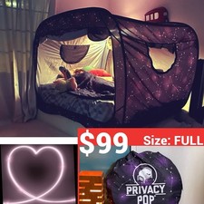 PRIVACY POP - BED TENT - FULL