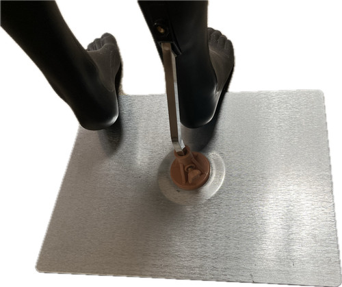 Flat metal stand - for, plastic