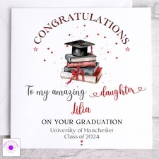 Personalised Graduation Card
