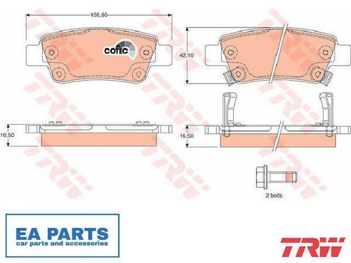 Brake pad set - pad, disc