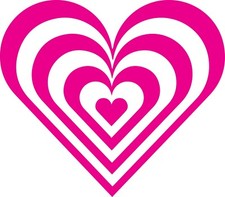 Window Wall Vehicle Display Happy Valentines Day Heart Decal Vinyl Sticker 