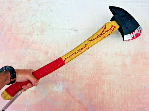 Bloody fire axe foam - foam, movie