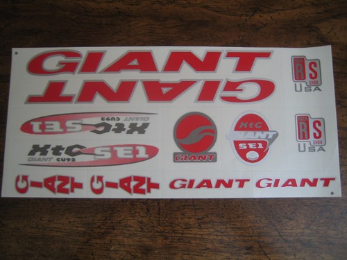 Giant stickers set red - stickers,
