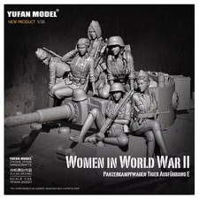 Tank Soldier 5 Resin Figures 1/35 Scale Model Kit Unassembled and Unpainted Toys