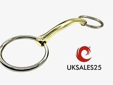 Loose Ring Straight Bar Mullen Mouth Snaffle Bit (UKSALES25®)*SAME DAY DISPATCH*