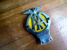 RARE EARLY AA MOTORCYCLE ,SCOOTER  BADGE, NORTON, LAMBRETTA L1 125, ARIEL,VESPA