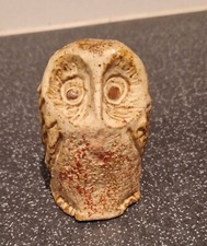  Pottery Owl, 3 inch tall