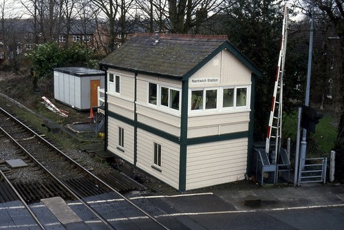 Nantwich station signal box - nantwich,